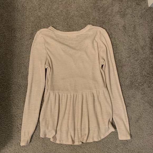 Anthropologie Long Sleeve Peplum Top! Brand New! - Picture 3 of 3